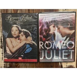 Romeo and Juliet & Romeo + Juliet DVDs Brand New - 1968 and 2013 versions